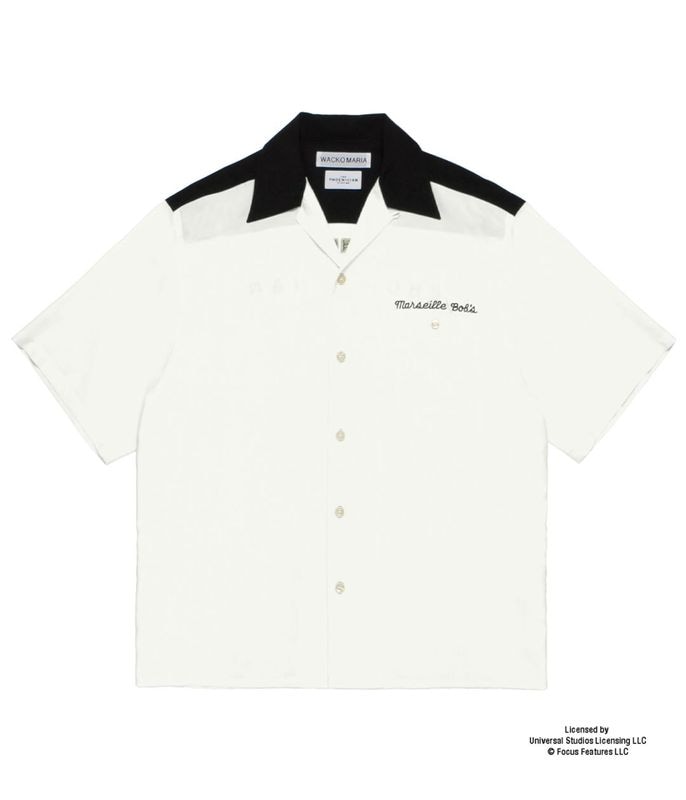 THE PHOENICIAN SCHEME / 50'S OPEN COLLAR SHIRT【WHITE】