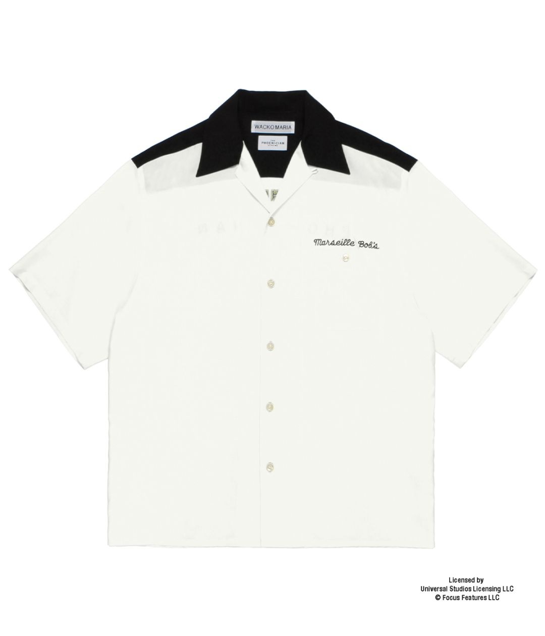 THE PHOENICIAN SCHEME / 50'S OPEN COLLAR SHIRT【WHITE】｜WACKO