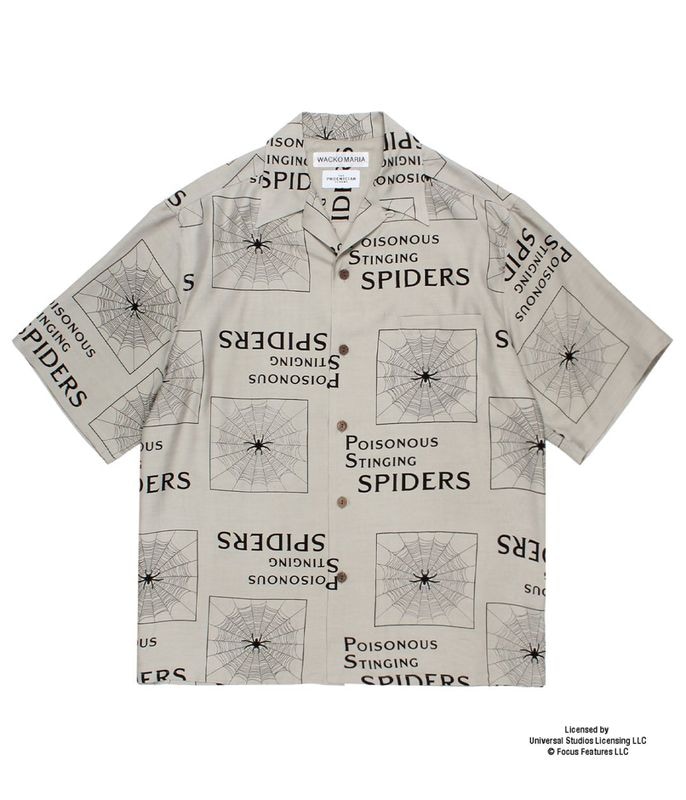 THE PHOENICIAN SCHEME / HAWAIIAN SHIRT (TYPE-3)【GRAY】
