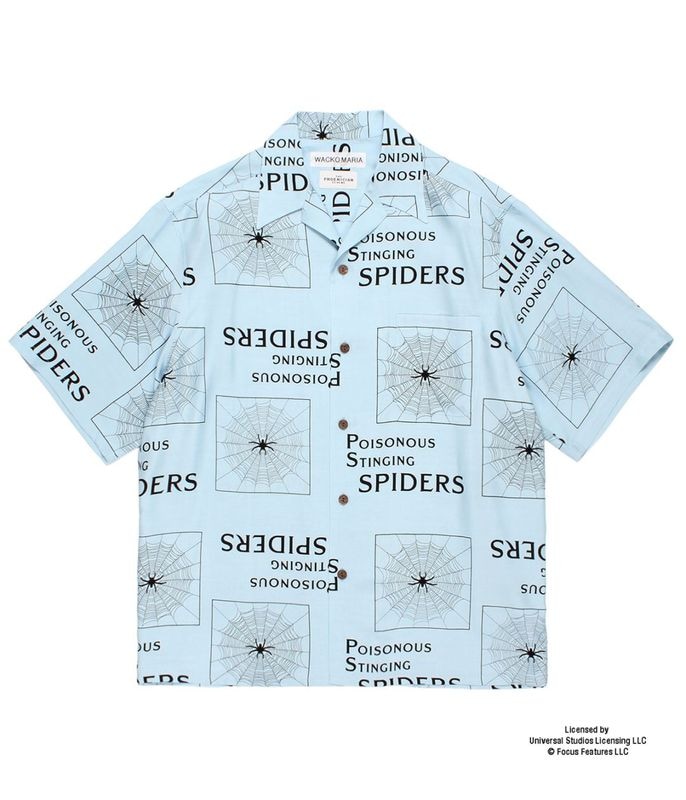 THE PHOENICIAN SCHEME / HAWAIIAN SHIRT (TYPE-3)【BLUE】