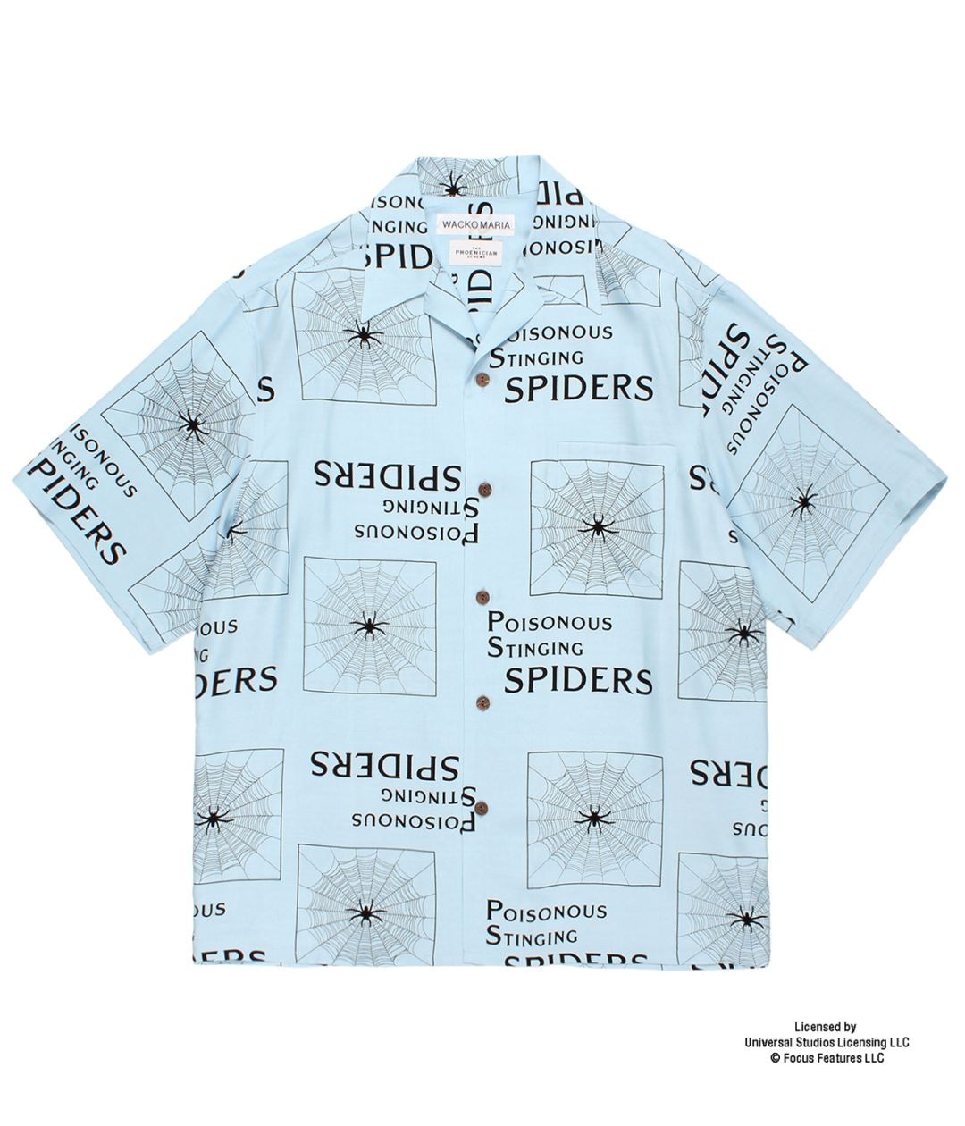 THE PHOENICIAN SCHEME / HAWAIIAN SHIRT (TYPE-3)【BLUE】