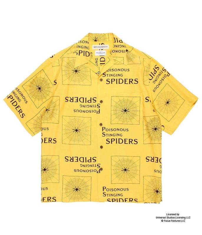 THE PHOENICIAN SCHEME / HAWAIIAN SHIRT (TYPE-3)【YELLOW】