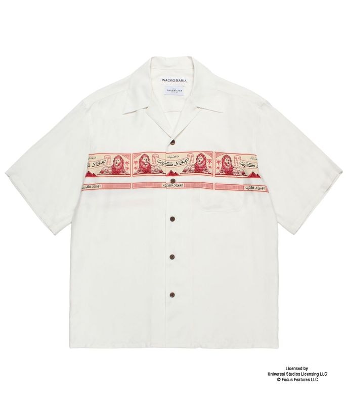 THE PHOENICIAN SCHEME / HAWAIIAN SHIRT (TYPE-2)【WHITE】