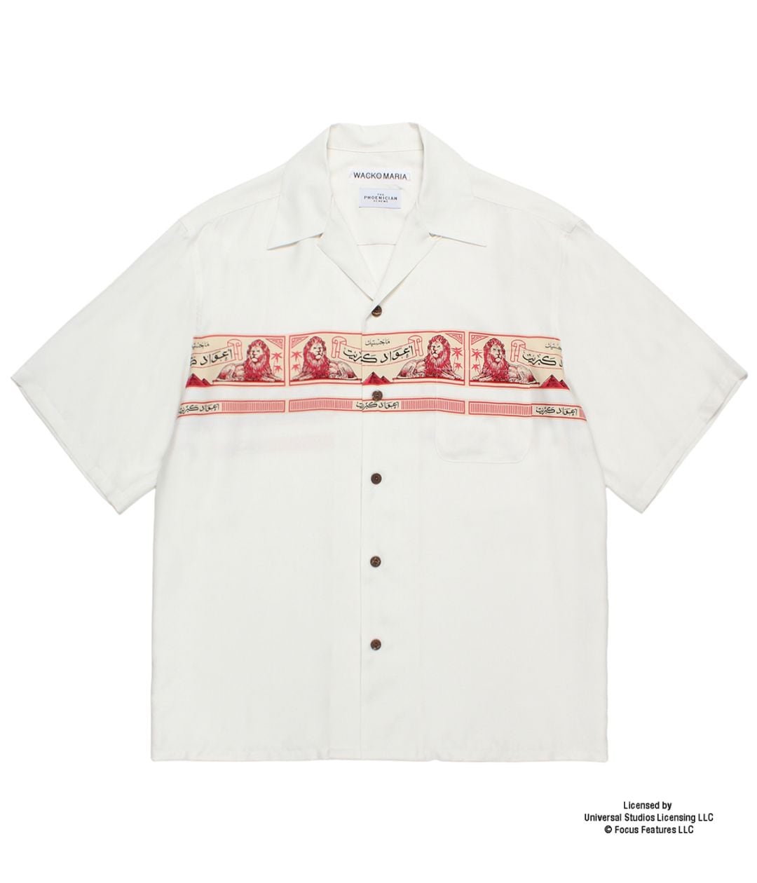 THE PHOENICIAN SCHEME / HAWAIIAN SHIRT (TYPE-2)【WHITE】｜WACKO