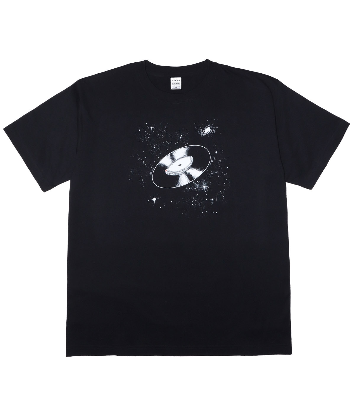 SPACE VINYL RECORD T SHIRT【BLACK】