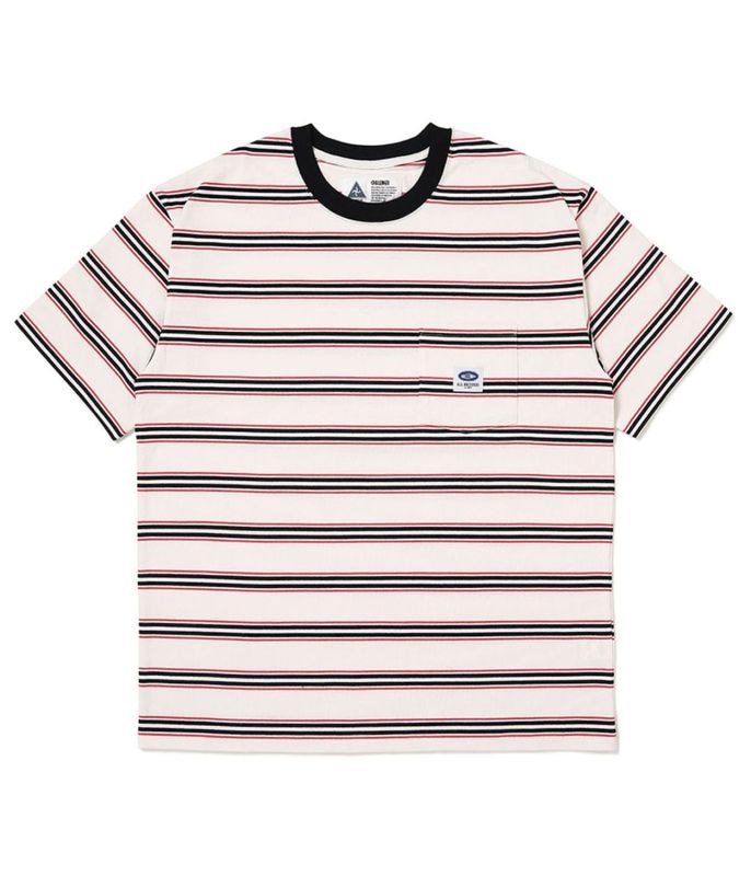 S/S AUTHENTIC BORDER TEE【WHITE】