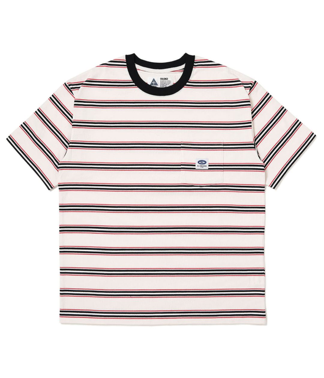 S/S AUTHENTIC BORDER TEE【WHITE】