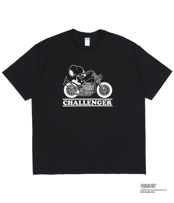 SNOOPY TEE【BLACK】