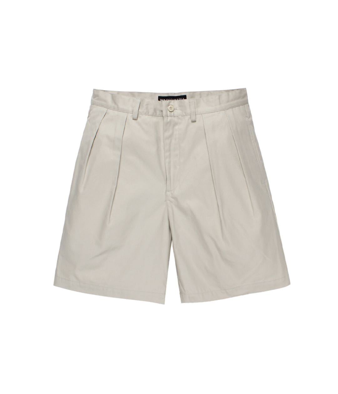 DOUBLE PLEATED CHINO SHORT TROUSERS【BEIGE】|WACKO MARIA|MELTING DOUBLE PLEATED CHINO SHORT TROUSERS【BEIGE】|WACKO MARIA|MELTING
