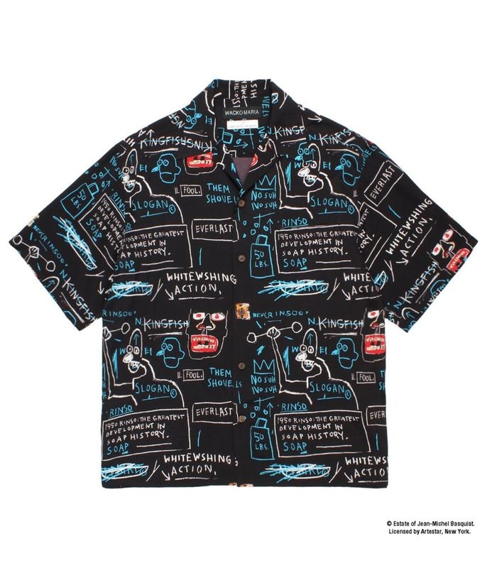 JEAN-MICHEL BASQUIAT / HAWAIIAN SHIRT (TYPE-1)【ONE】