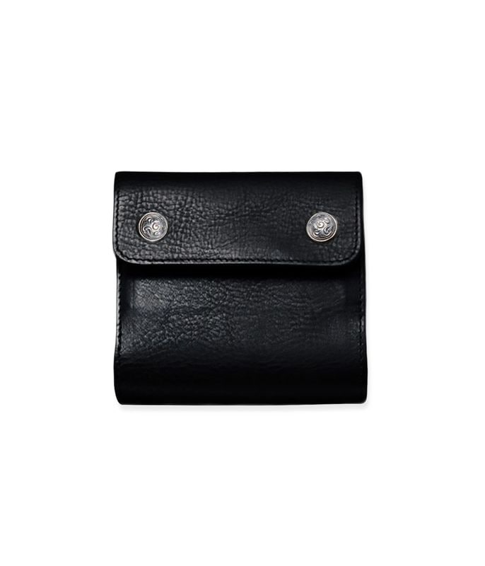 Trifold Wallet (Grain Leather)【BLACK】