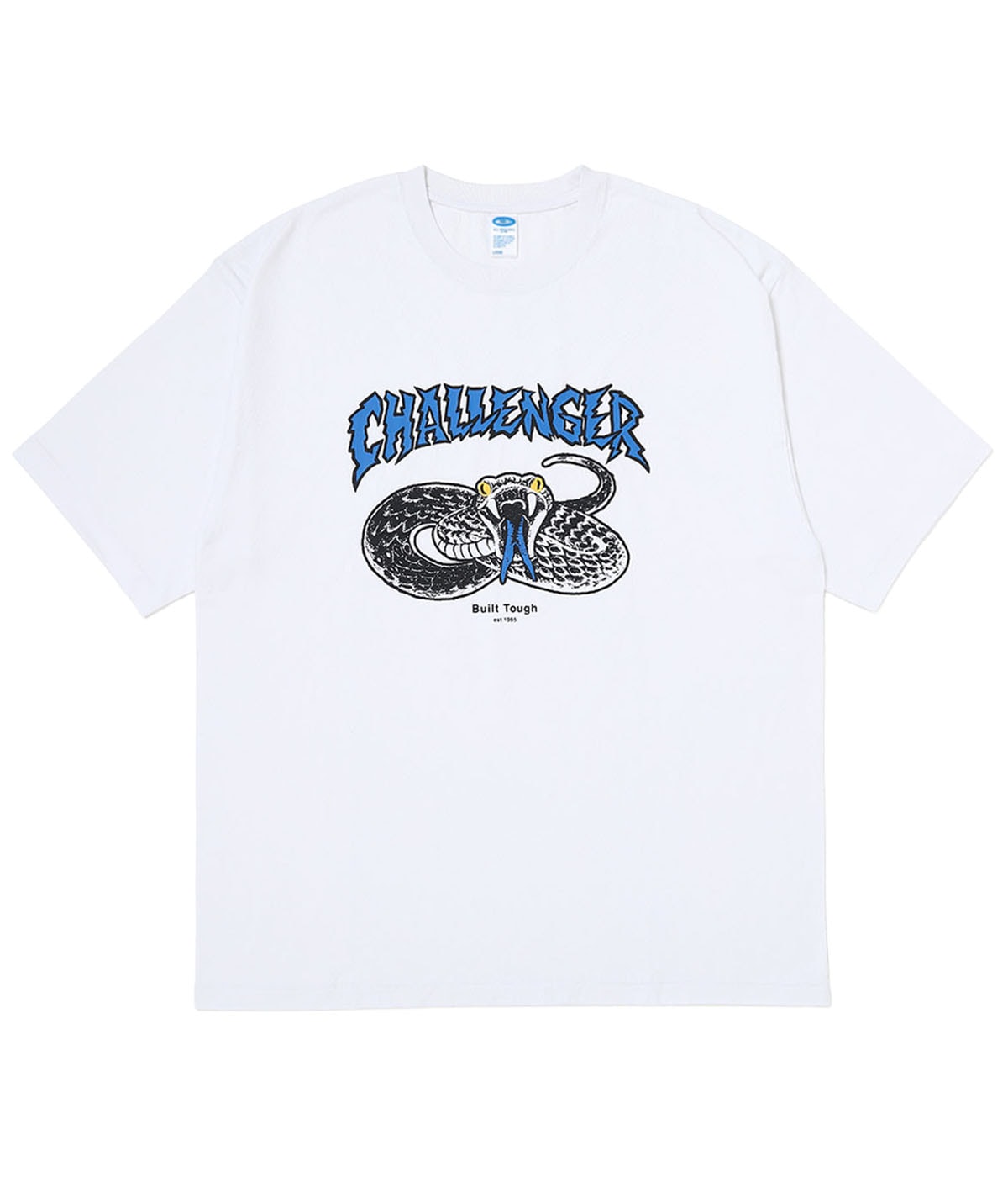 PIGMENT SNAKE TEE【WHITE】｜CHALLENGER｜MELTING POT（正規取扱店