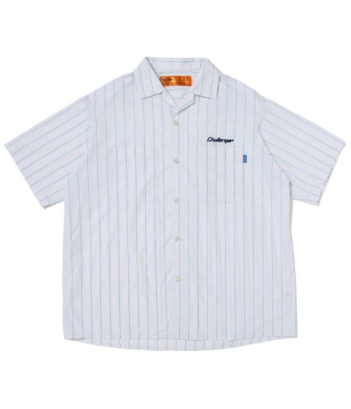 STRIPE MECHANIC SHIRTS【WHITE】