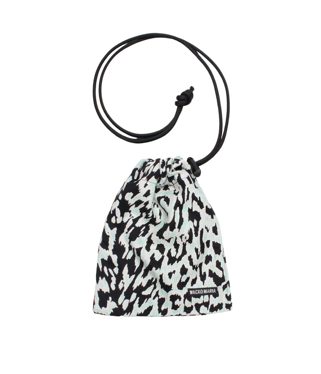 LEOPARD DRAWSTRING BAG【IVORY】｜WACKO MARIA｜MELTING POT（正規