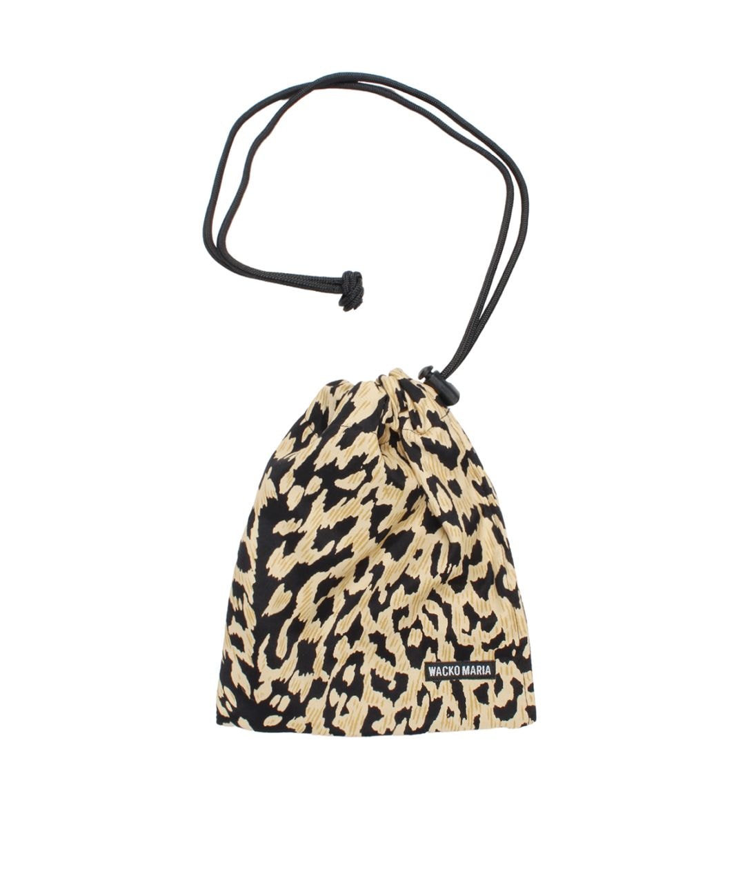 ワコマリア LEOPARD DRAWSTRING BAG レオパード 巾着 LEOPARD DRAWSTRING BAG【BROWN】｜WACKO MARIA｜MELTING POT（正規
