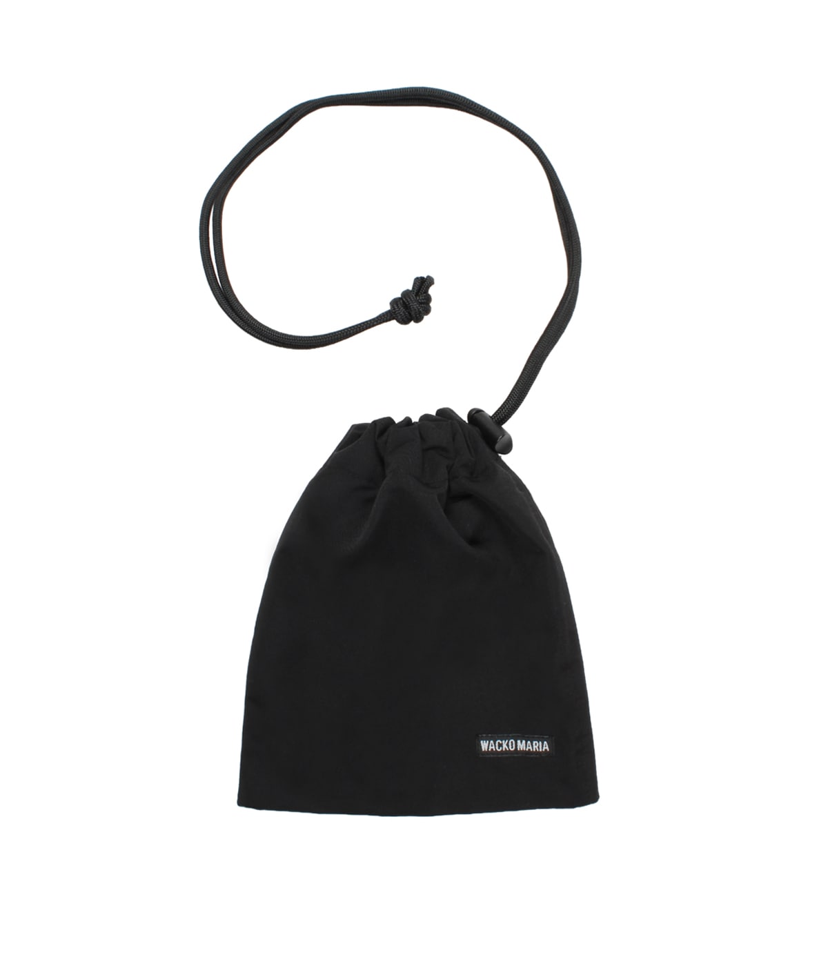 DRAWSTRING BAG【BLACK】｜WACKO MARIA｜MELTING POT（正規取扱店・通販）