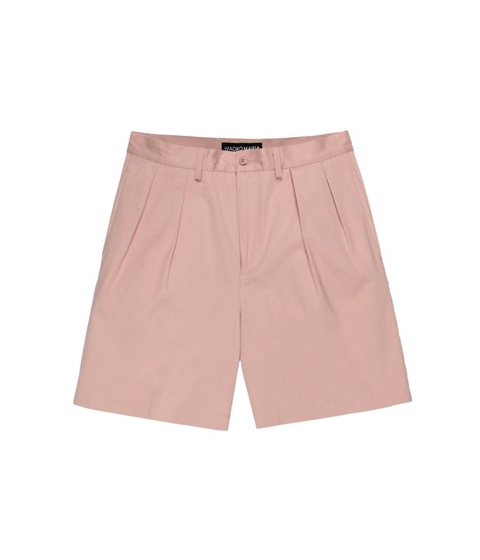 SOLBIATI / DOUBLE PLEATED SHORT TROUSERS【PINK】
