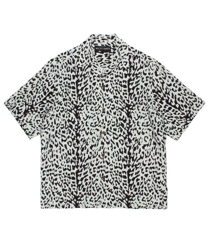 LEOPARD HAWAIIAN SHIRT (TYPE-3)【IVORY】