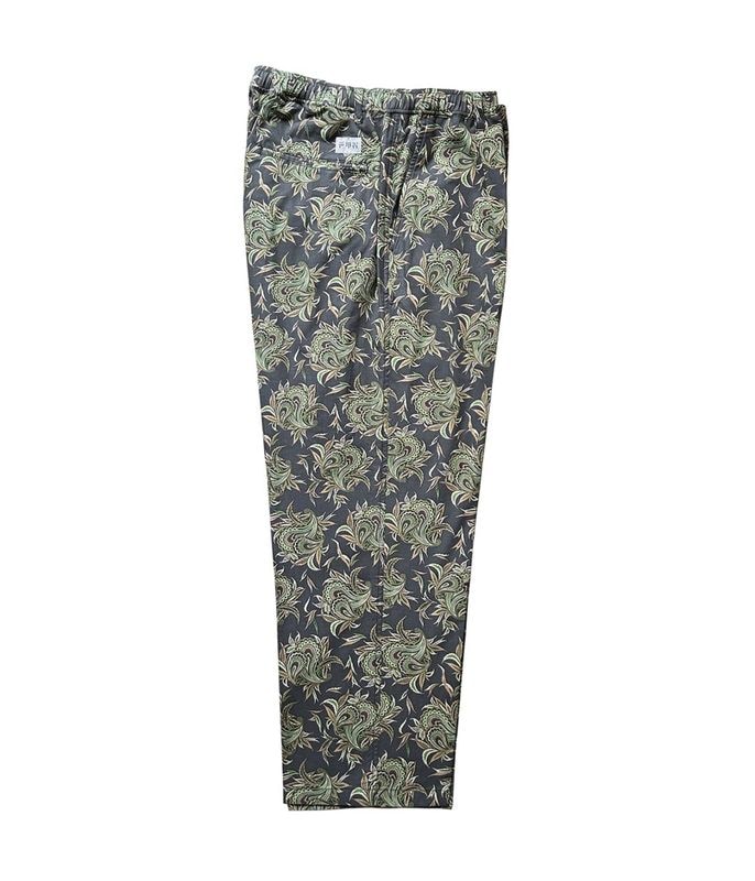BUDS PAISLEY EASY PANTS【CHARCOAL】