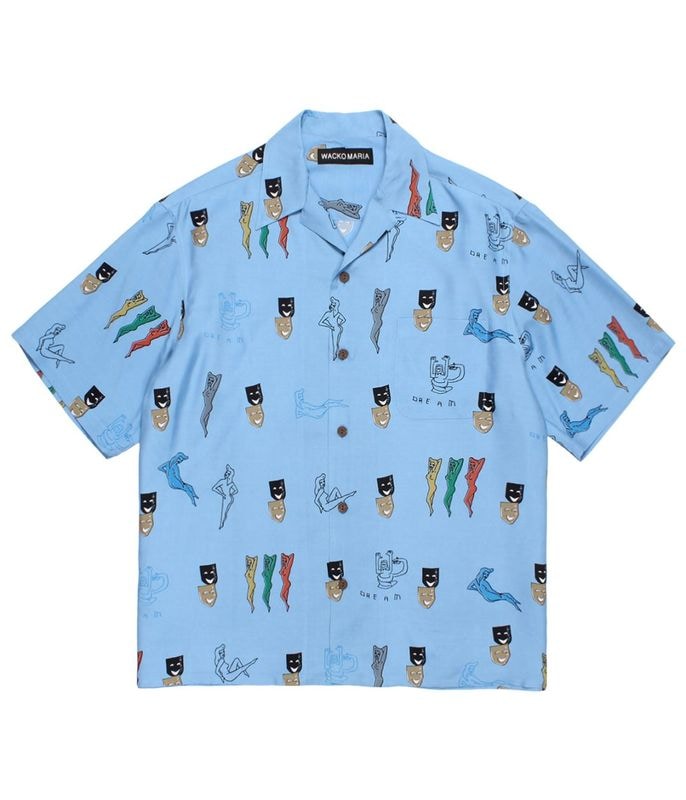 HAWAIIAN SHIRT (TYPE-2)【BLUE】
