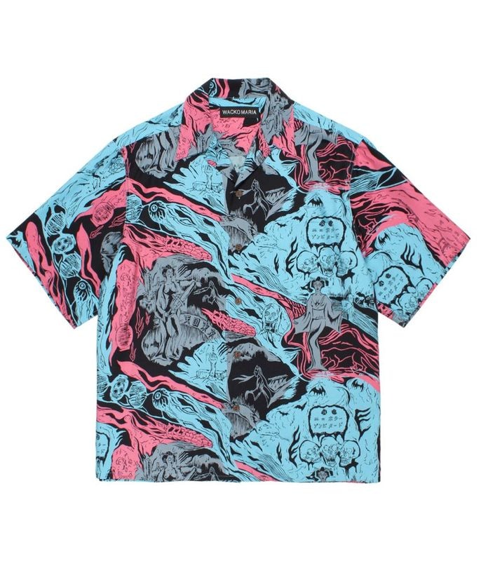 HAWAIIAN SHIRT (TYPE-1)【BLUE】