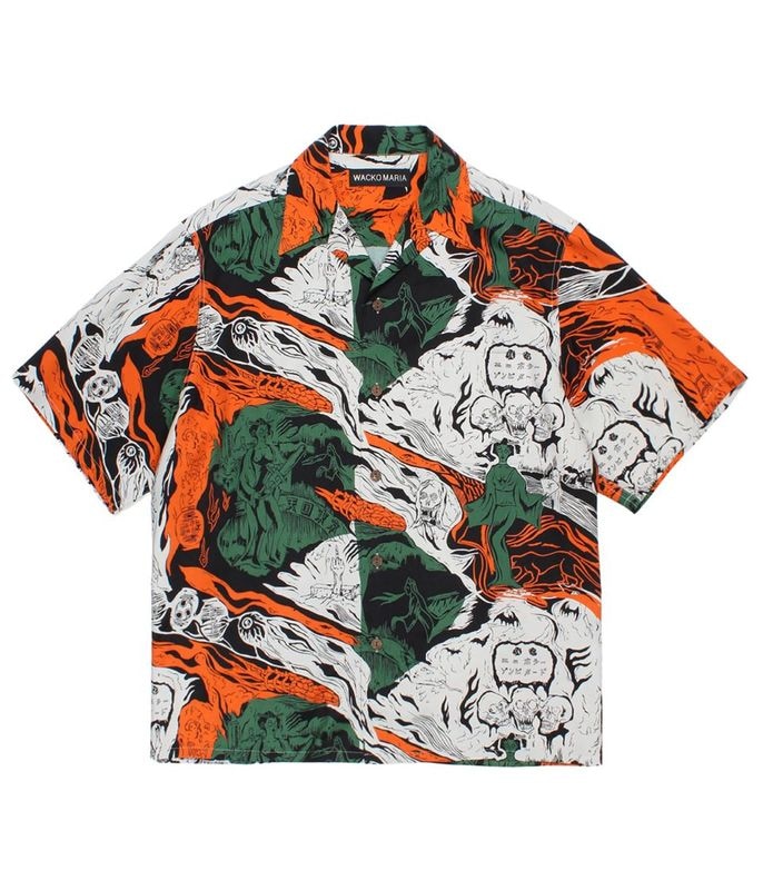 HAWAIIAN SHIRT (TYPE-1)【GRAY】