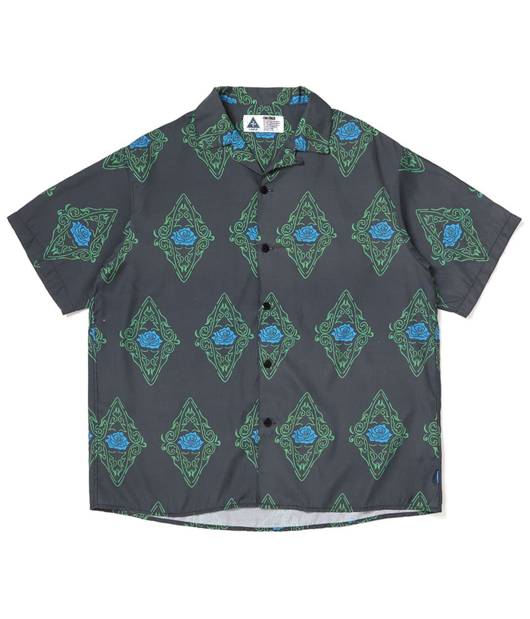 ROSE SHIRT【CHARCOAL】｜CHALLENGER｜MELTING POT（正規取扱店・通販）