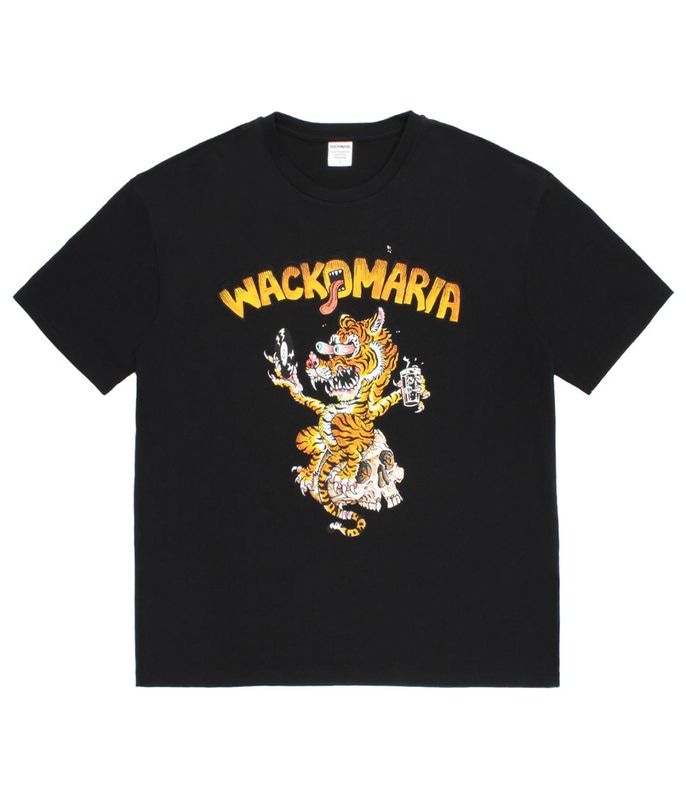TIM LEHI / WASHED HEAVY T-SHIRT【BLACK】
