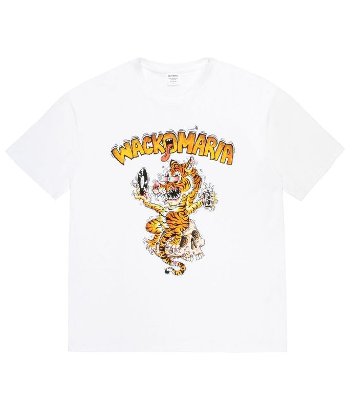 TIM LEHI / WASHED HEAVY T-SHIRT【WHITE】