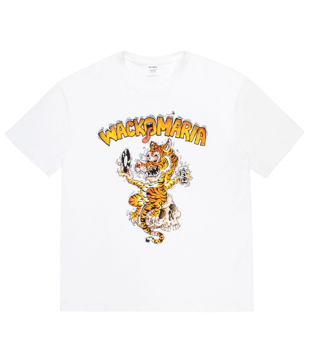 TIM LEHI / WASHED HEAVY T-SHIRT【WHITE】｜WACKO MARIA｜MELTING POT