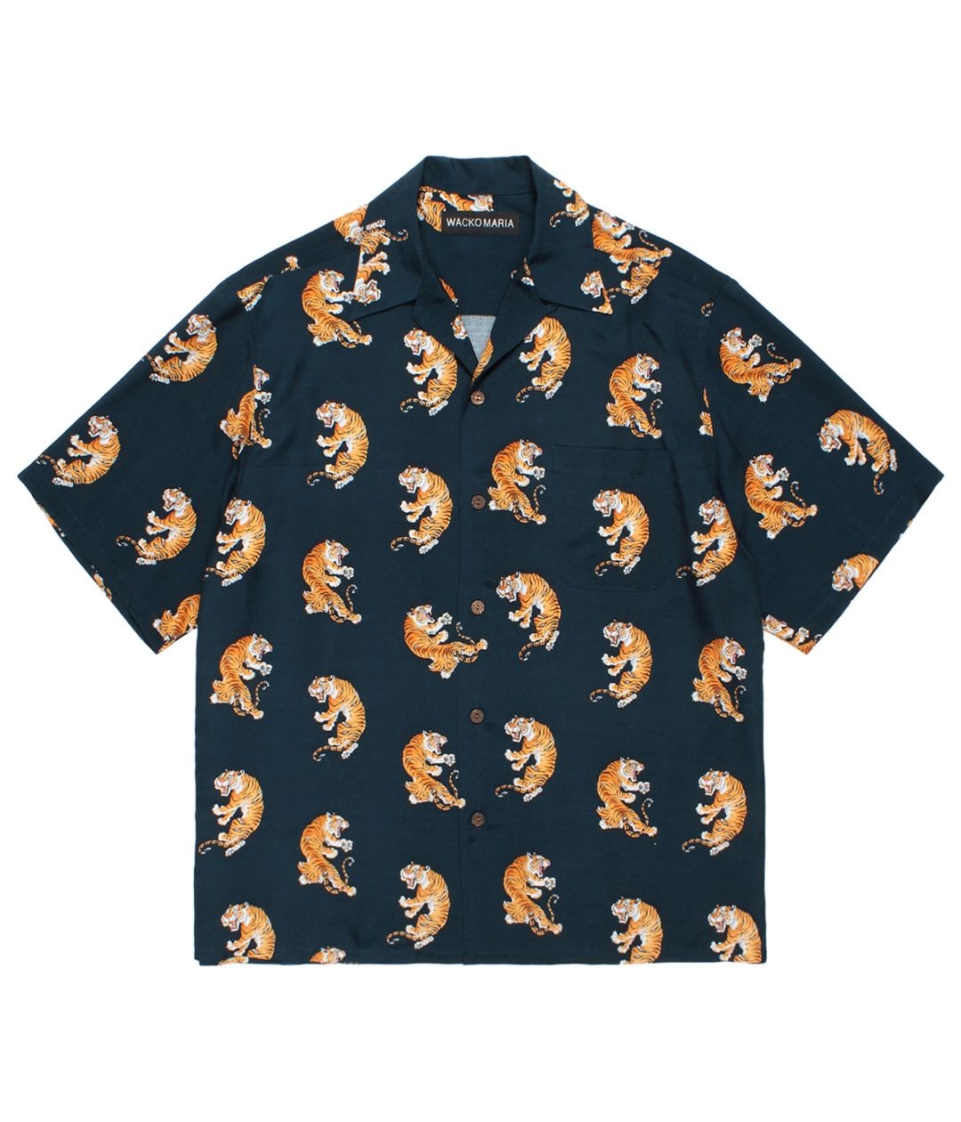 TIM LEHI / HAWAIIAN SHIRT S/S (TYPE-2)【NAVY】｜WACKO MARIA