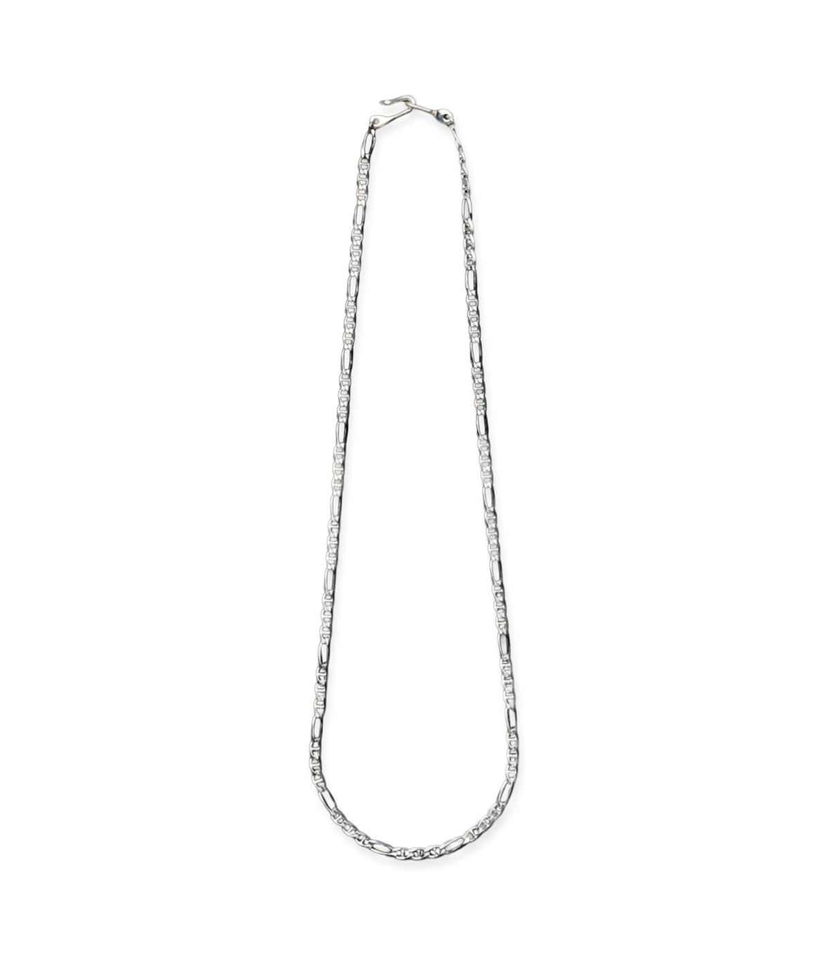 Stud Link Figaro Chain【SILVER950】