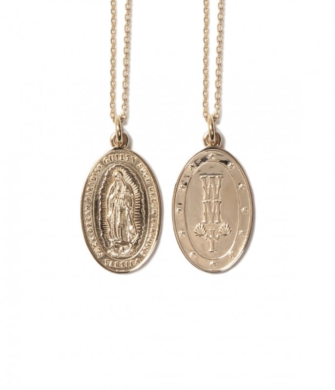 MEDAI NECKLACE (TYPE-2) - SILVER 925 / K18GP-【GOLD】