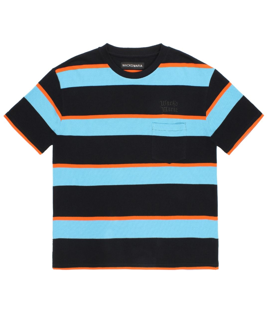 wacko maria Tシャツ STRIPED T-SHIRT【L-BLUE】｜WACKO MARIA｜MELTING POT（正規取扱店