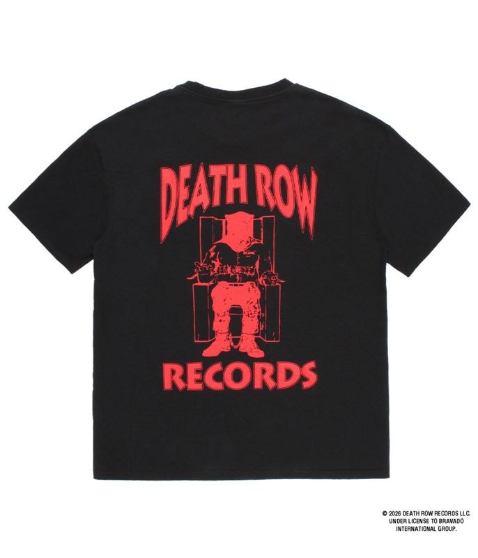 DEATH ROW RECORDS / WASHED HEAVY WEIGHT T-SHIRT【BLACK】