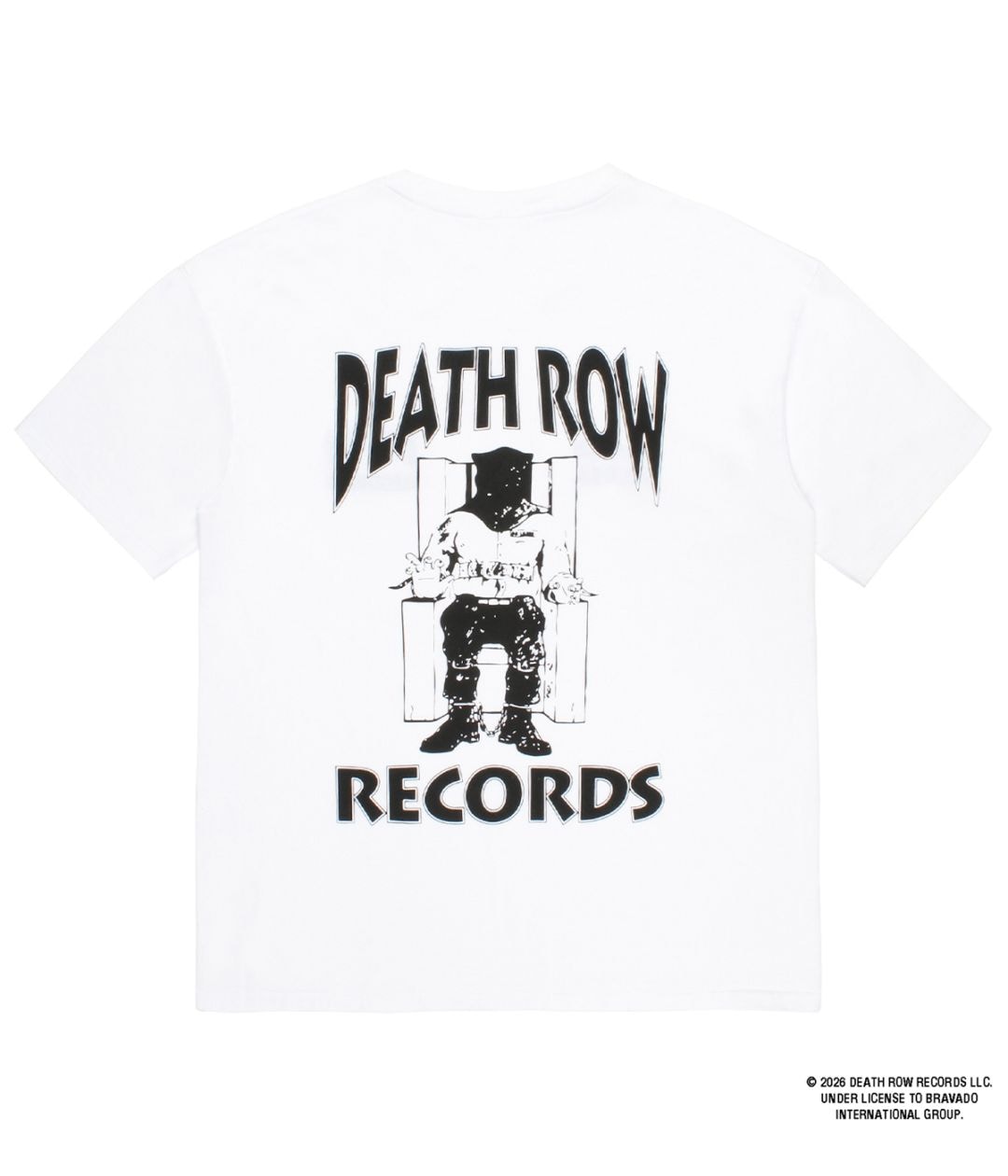 DEATH ROW RECORDS / WASHED HEAVY WEIGHT T-SHIRT【WHITE】｜WACKO