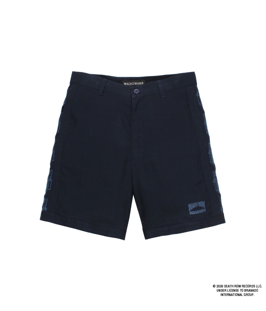 DEATH ROW RECORDS / CUBA SHORTS【NAVY】