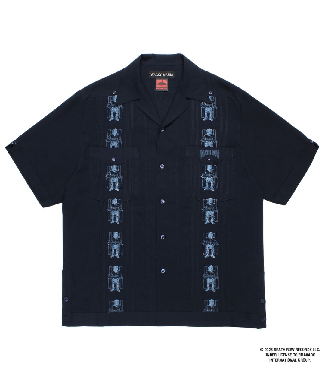 DEATH ROW RECORDS / CUBA SHIRT【NAVY】｜WACKO MARIA｜MELTING POT