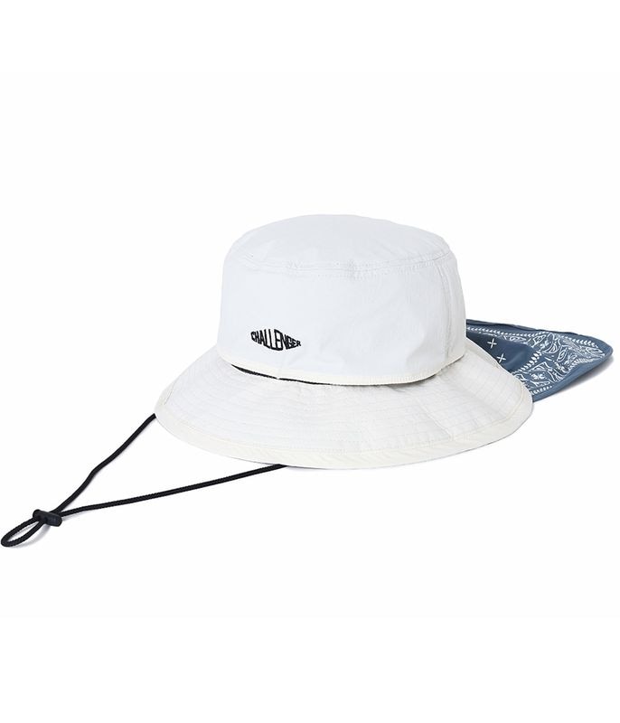 BANDANA BEACH HAT【NATURAL】