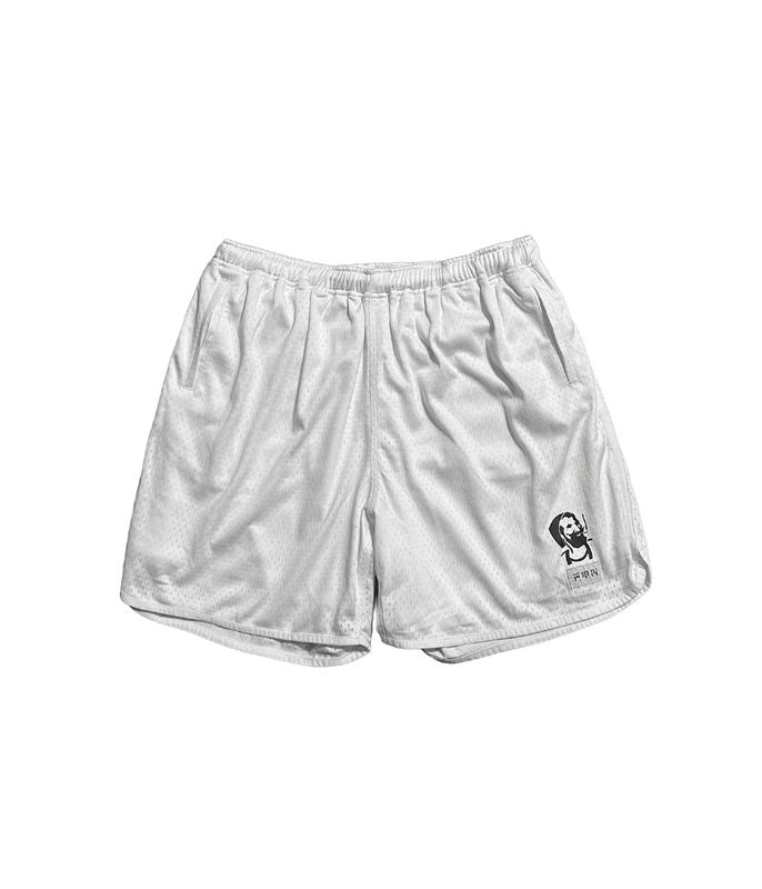 MESH TRAINING SHORTS【WHITE】