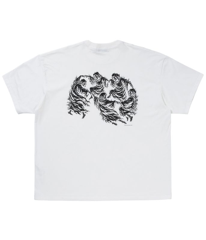Print S/S Tee - DANCE【WHITE】