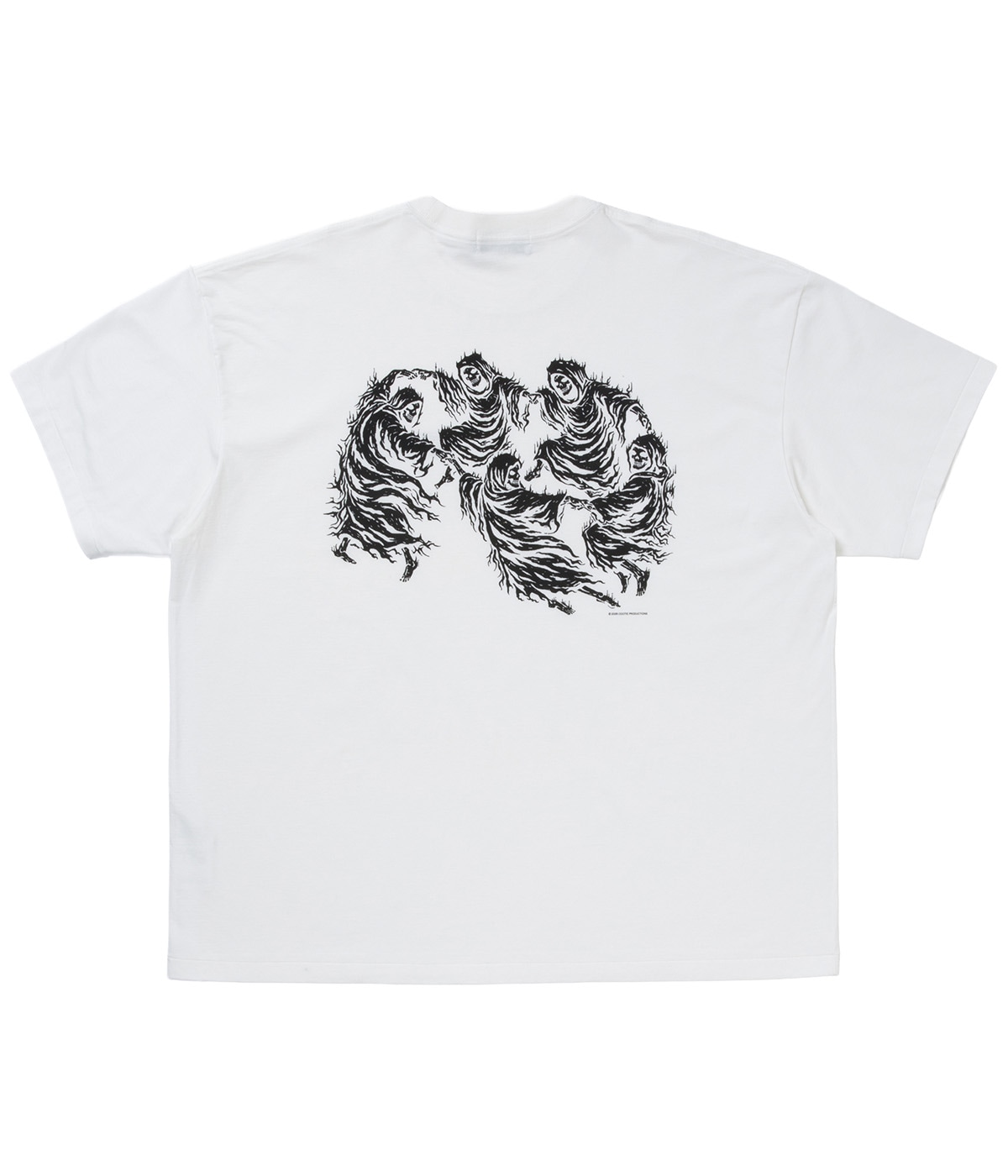 Print S/S Tee - DANCE【WHITE】