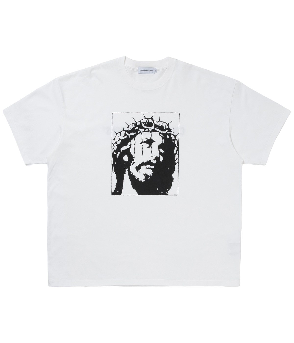 Print S/S Tee - JESUS【WHITE】