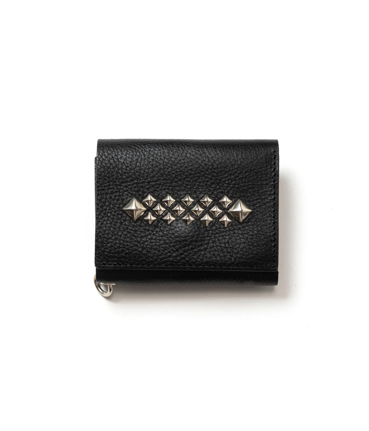 STUDS LEATHER MULTI WALLET【BLACK】｜CALEE｜MELTING POT（正規取扱