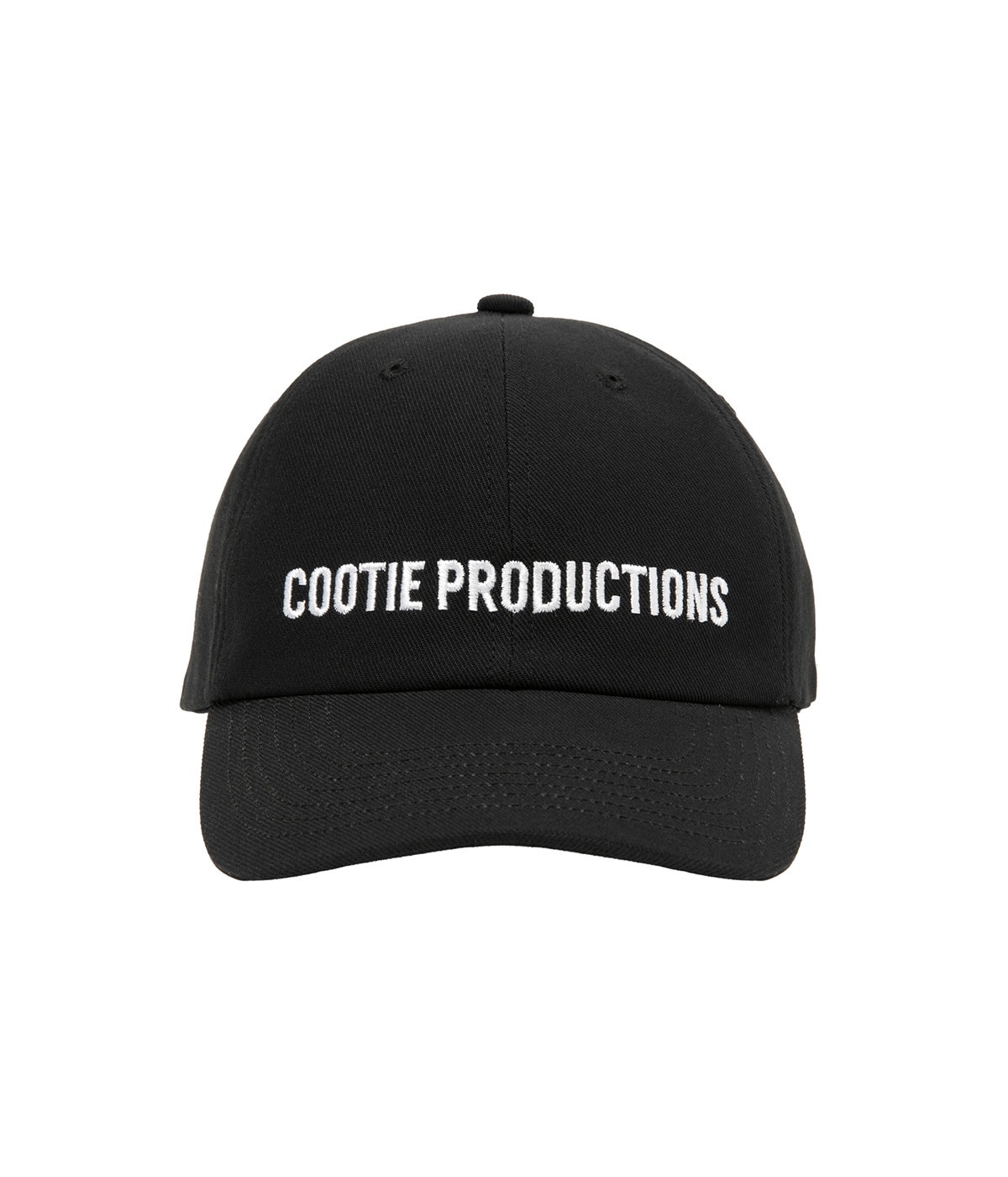 Cotton Serge 6 Panel Cap【BLACK】