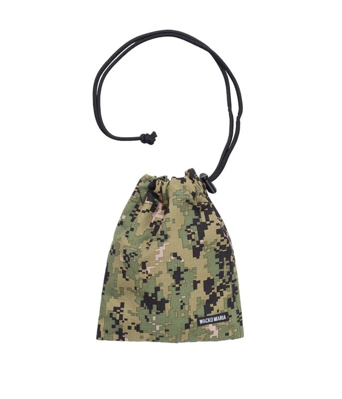 DIGITAL CAMO DRAWSTRING BAG【KHAKI】