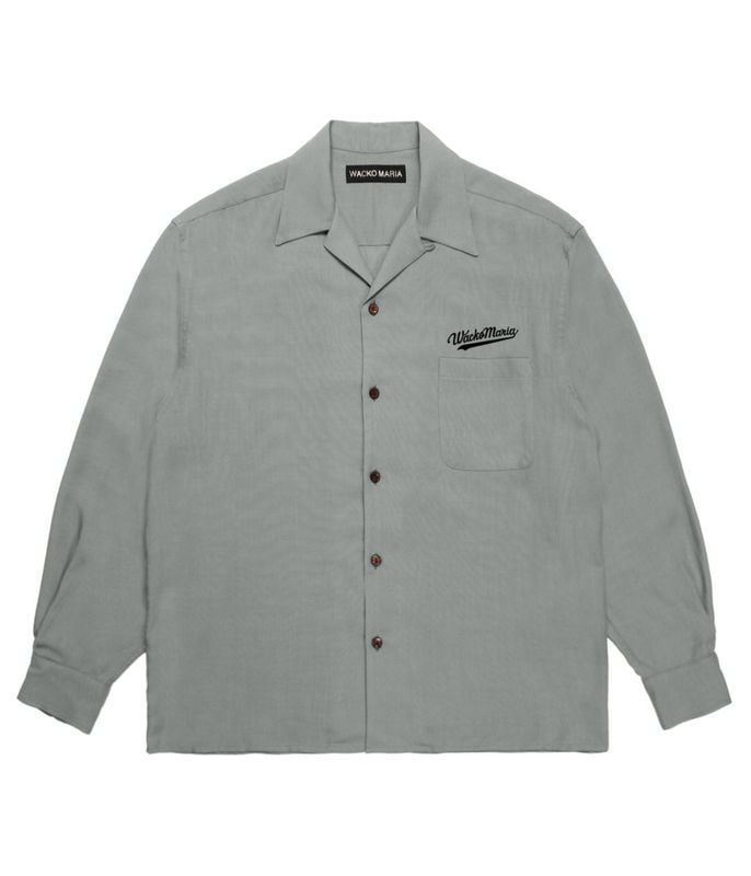 50'S OPEN COLLAR SHIRT (TYPE-2)【GRAY】