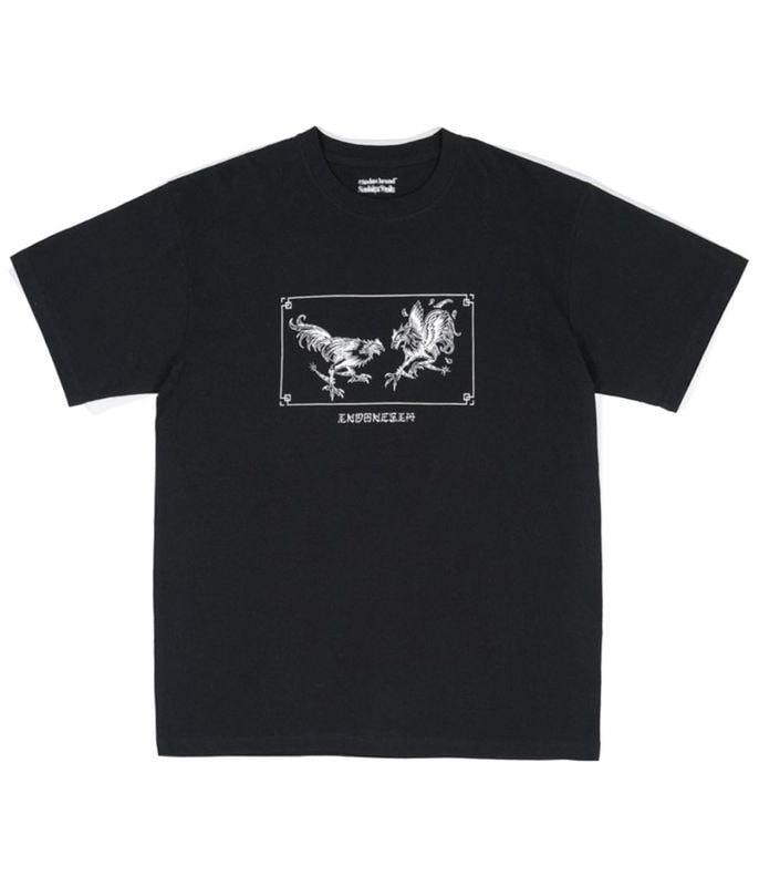 COCKFIGHTING SOUVENIR T SHIRT【BLACK】