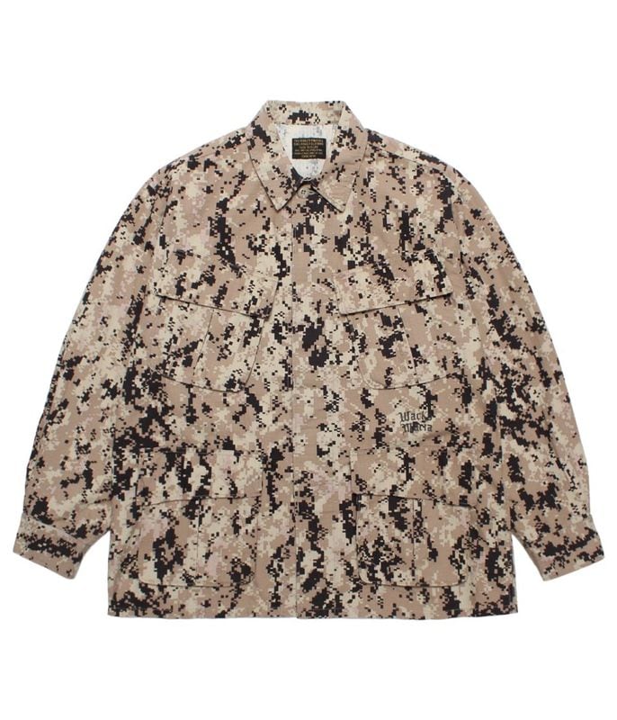 DIGITAL CAMO FATIGUE JACKET【BEIGE】