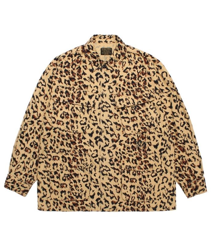 LEOPARD FATIGUE JACKET【BEIGE】